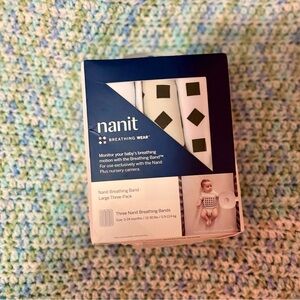 Nanit Breathing Wear Band 3-Pack Works with Nanit Plus Baby Monitor 3-24 Months
